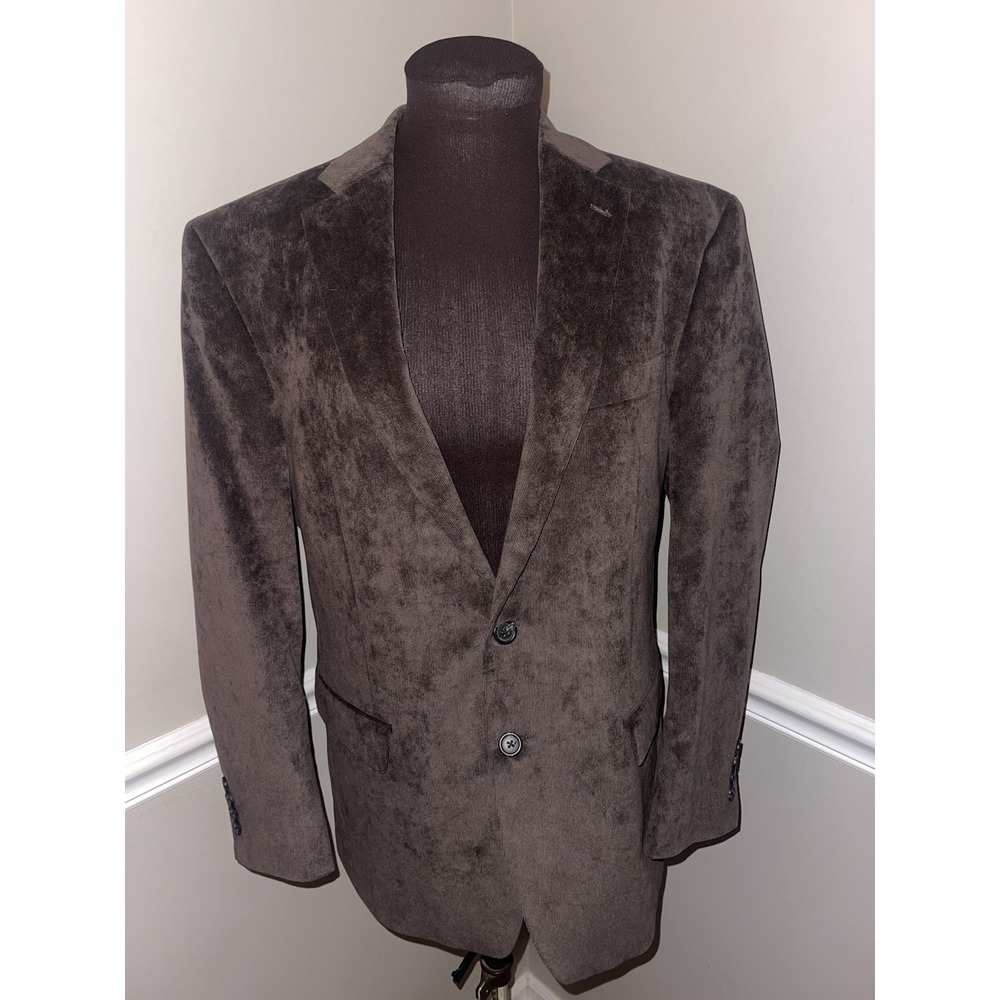 Chaps Brown Corduroy Blazer Sports Coat Suit Jacket Sz 40R NEW